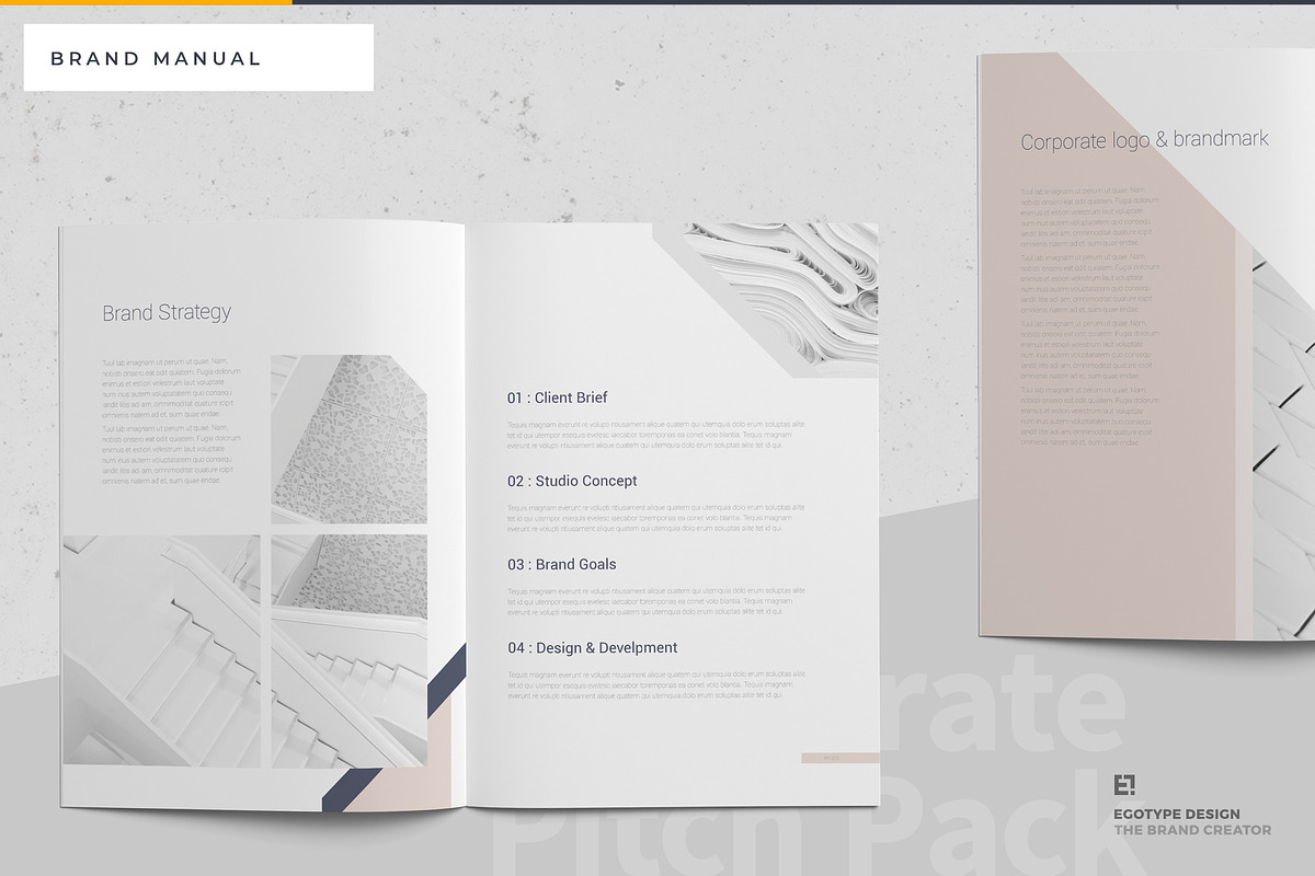 Calm Brand Guidelines, a Brochure Template by Egotype (Photo 21 of 23)