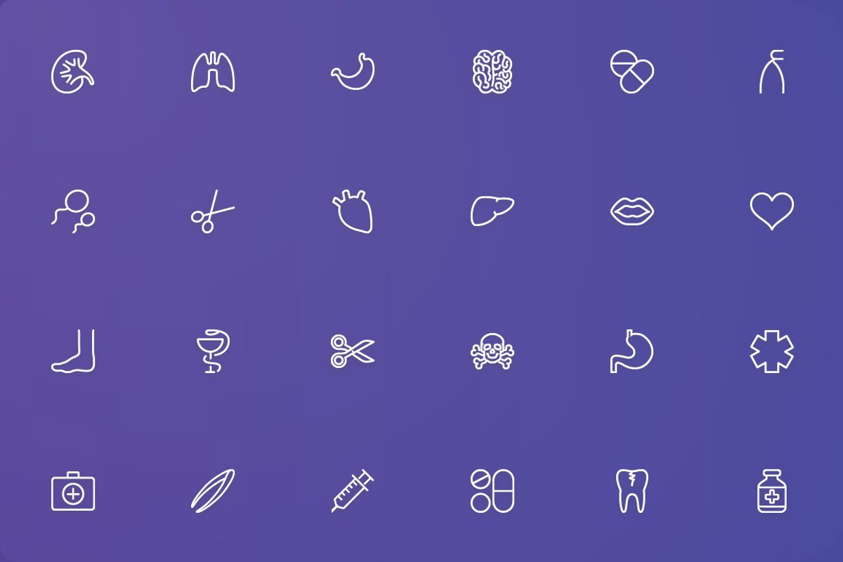 Medical - Medicine & Anatomy Icons, an Icon by FlatLineIcons (Photo 2 of 4)
