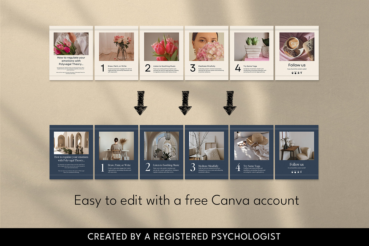 Polyvagal Theory Canva Instagram, a Templates & Theme by Miri Campbell (Photo 7 of 9)