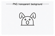 Stun and Angry Rabbit Emoticons, a Solid Icon by Designfour (Thumbnail 2 of 7)