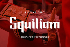 Squiliam Display Font