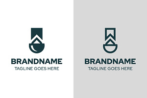 Bookmark Law Education Modern Logo, a Branding & Logo Template by Pray Art Design Studio