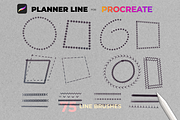 Linear brushes patterns Procreate, a Brush Add-On by Graphics Resources (Thumbnail 11 of 15)