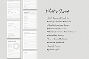 Emotional Check In Journal Bundle, a Templates & Theme by The Chaos Project (Thumbnail 2 of 6)