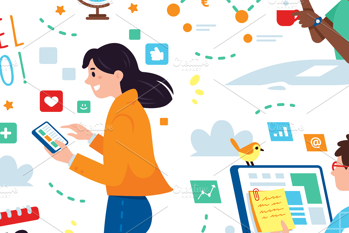 Creative People Illustration, a Person Illustration by Manudesign (Photo 2 of 3)