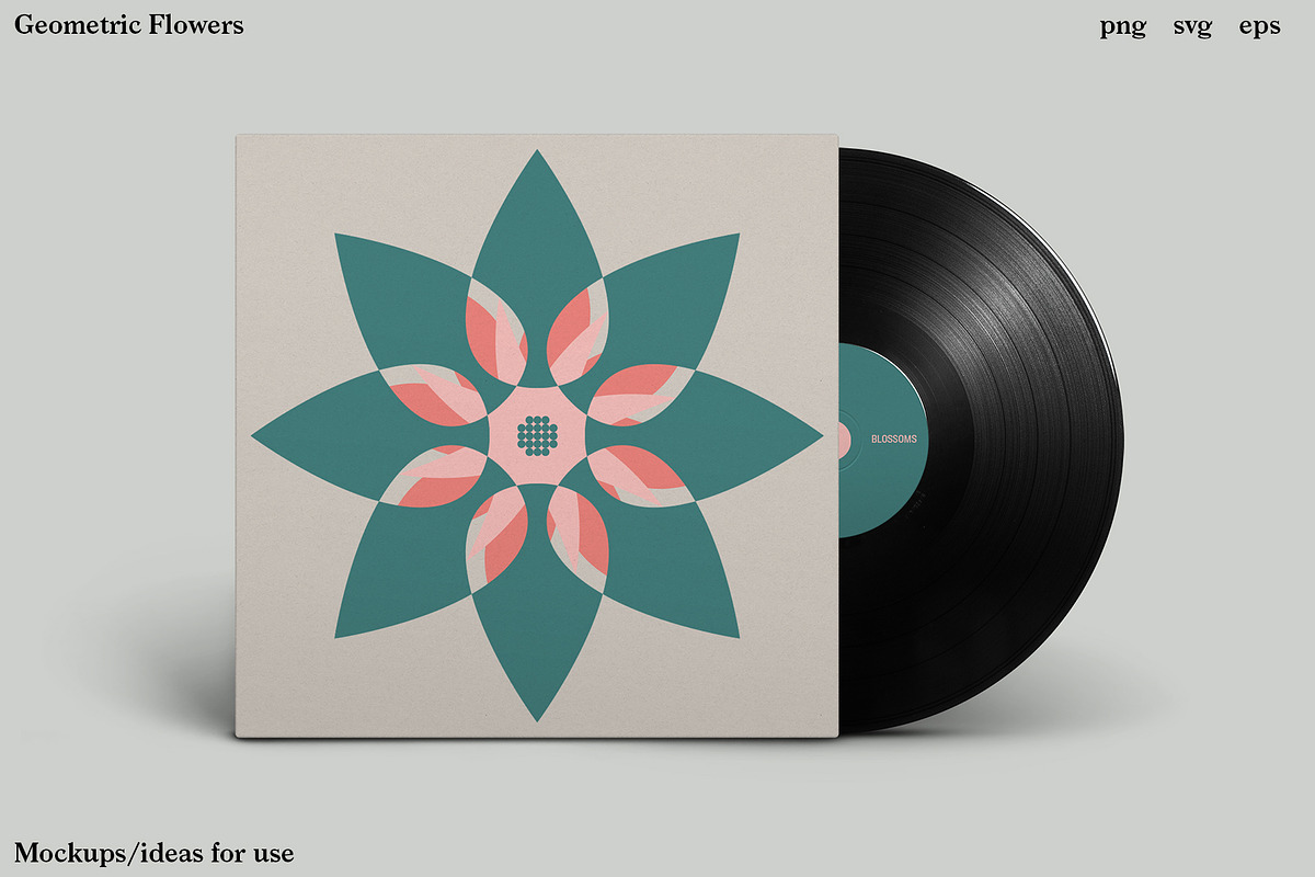 Geometric Flowers, an Object Graphic by Kessens (Photo 3 of 4)