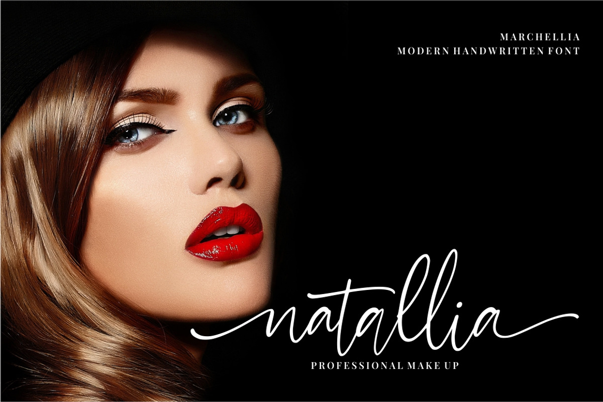 Marchellia - Modern Handwritten Font preview 6
