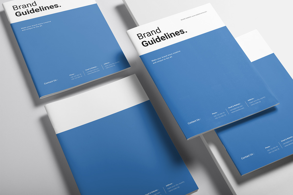 Brand Guidelines Template, a Brochure Template by DesignCrest (Photo 11 of 14)