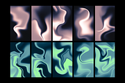 Fluid 4 Retro-Futuristic Backgrounds, a Background Graphic by Katedsgn (Thumbnail 10 of 13)