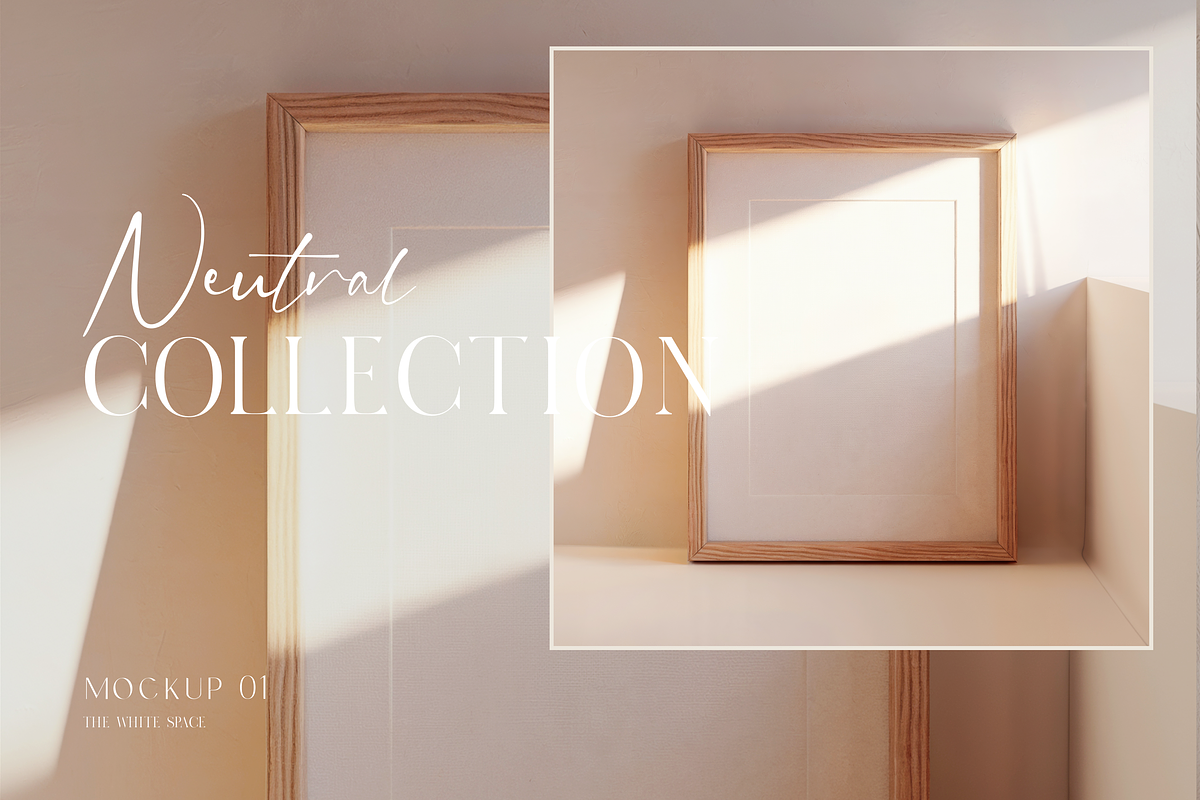 Frame Mockup Bundle - Neutral & Warm, a Household Mockup by The White Space Co. (Photo 2 of 9)