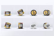 Paint Can Mockup, an Advertising Mockup by Hubzway (Thumbnail 9 of 9)