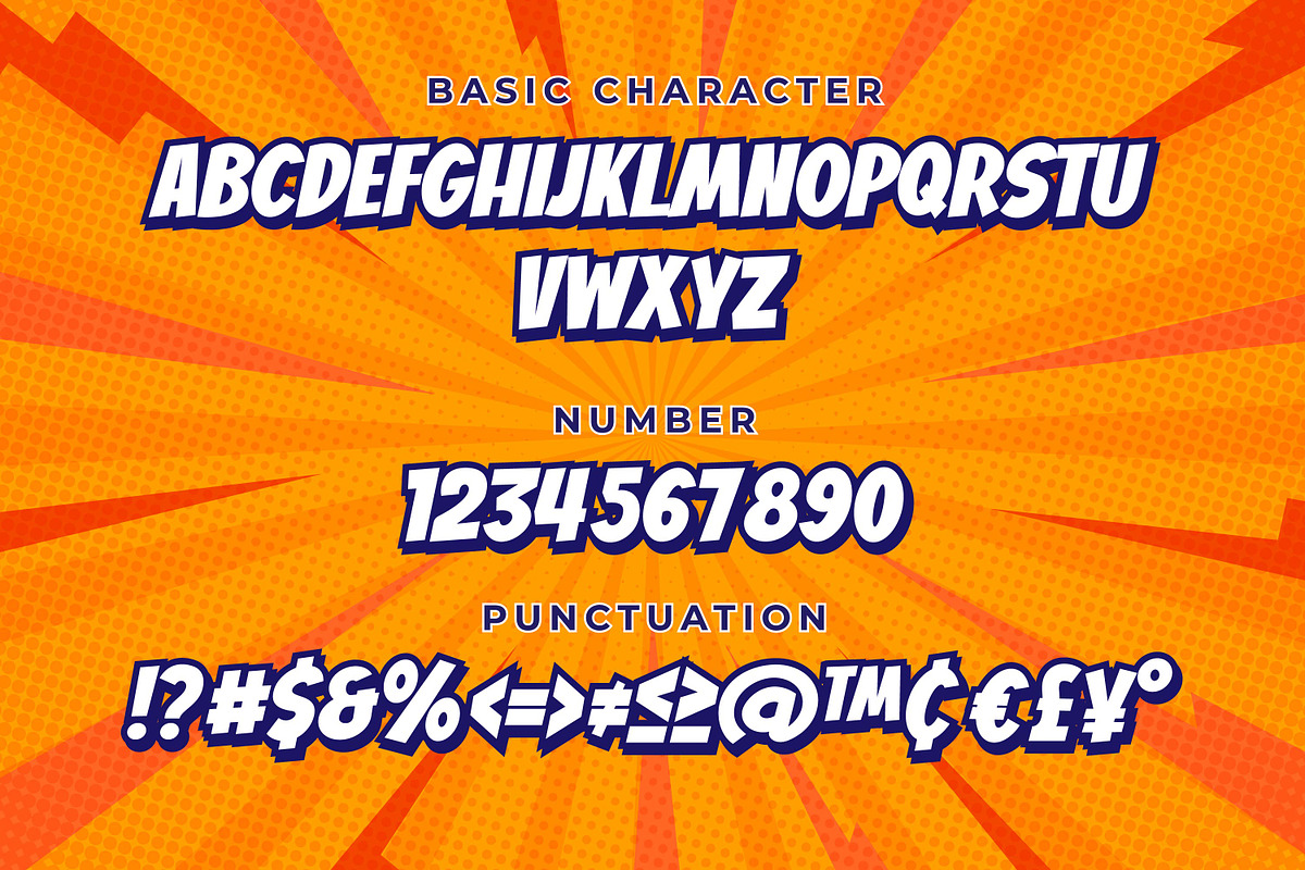 Wumbly - Comic Cartoon Font, a Font by Gumrega Studio (Photo 6 of 7)
