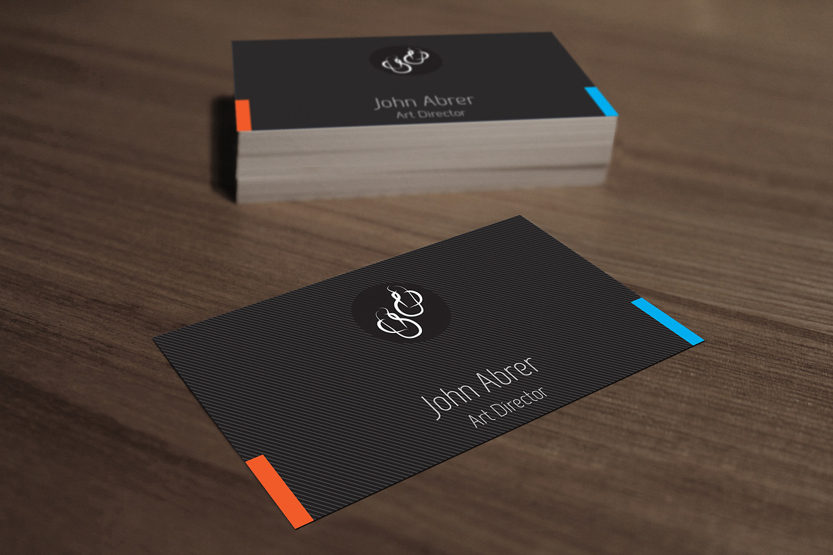 Flat Business Card, a Business Card Template by handart (Photo 1 of 4)