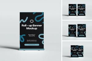 Roll Up-Banner Mockup, a Product Mockup by xavier_studio