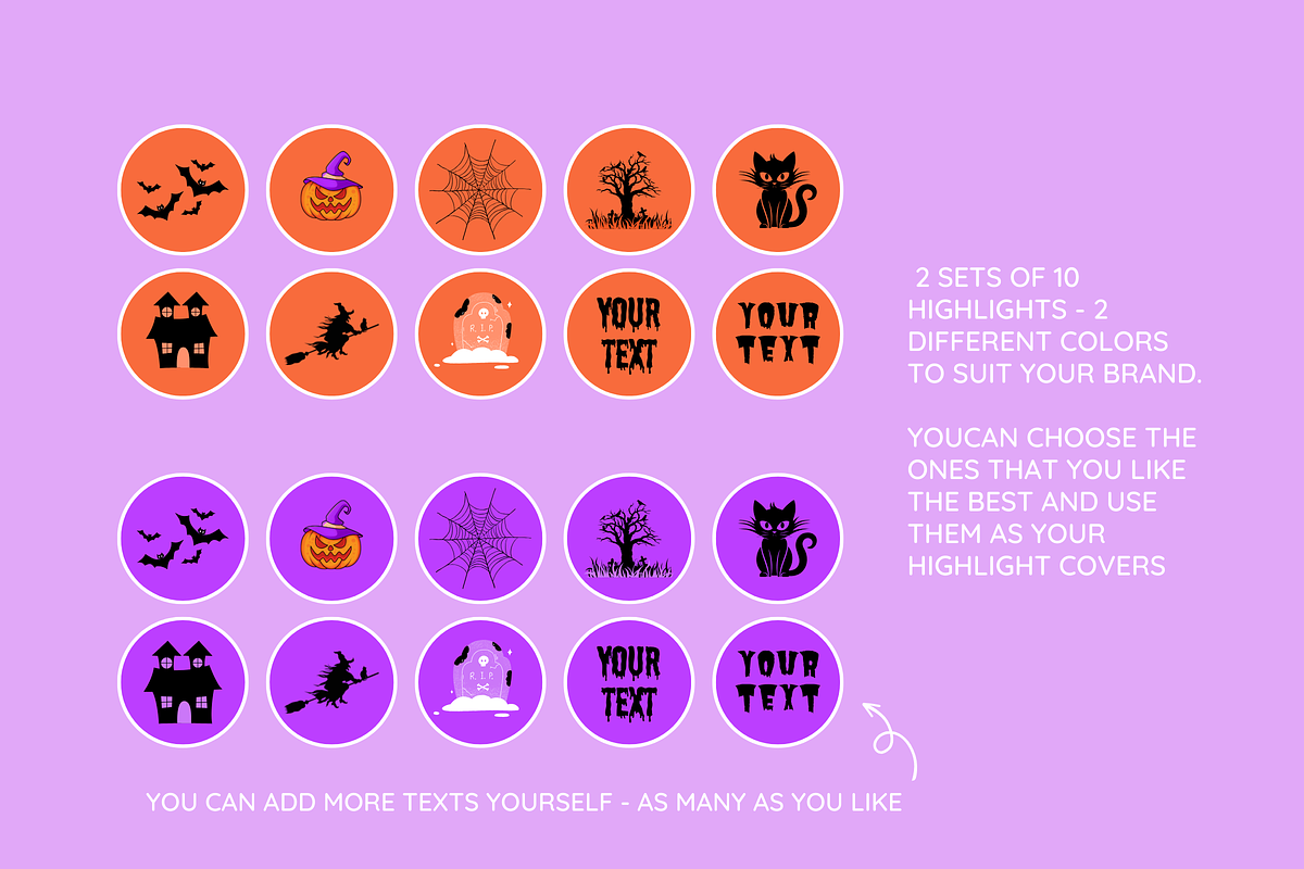 Halloween Instagram Templates, a Social Media Template by SunshineStudioBoutique (Photo 6 of 8)