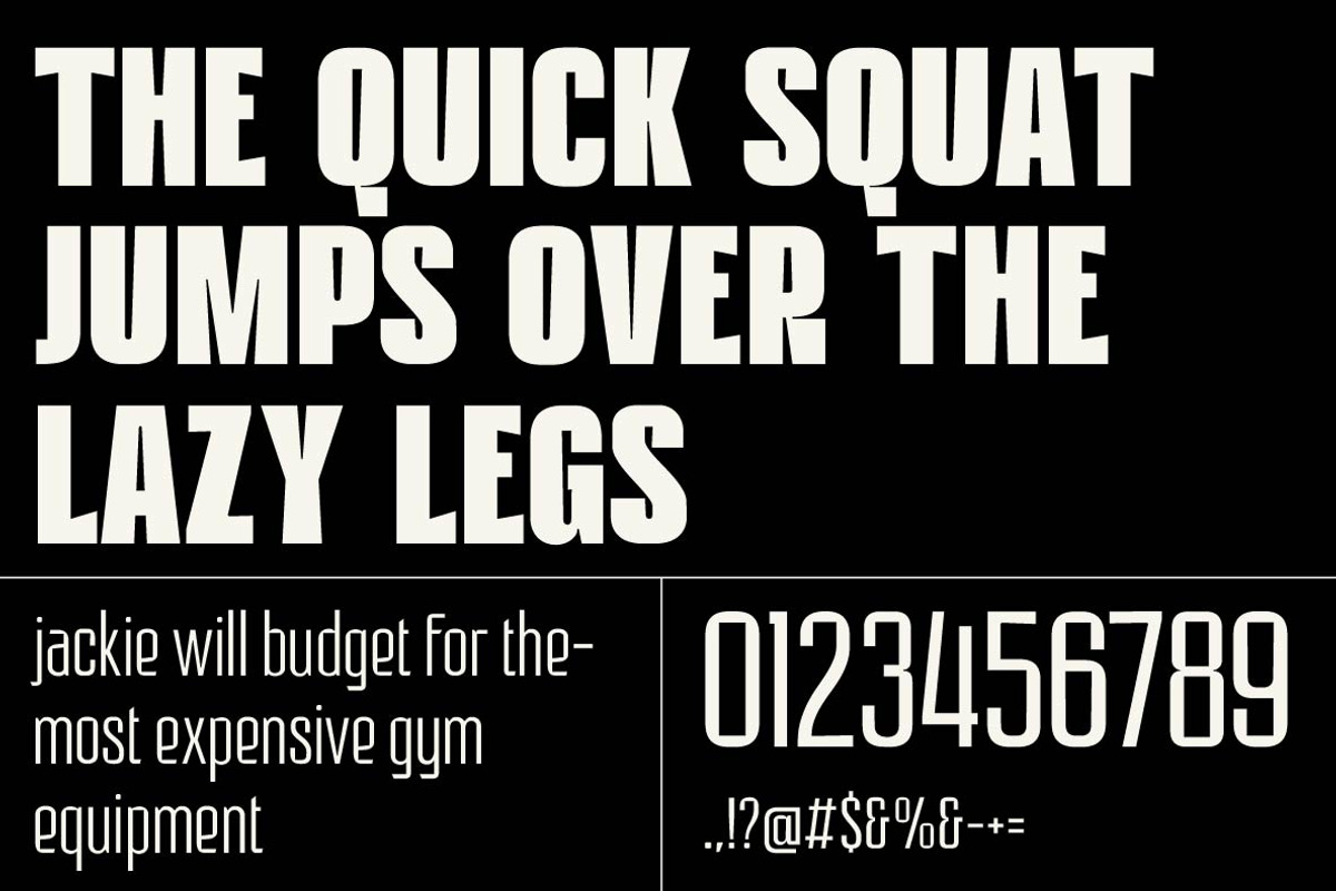 HN Neue Lifter, a Sans Serif Font by Hora Nocte (Photo 3 of 10)
