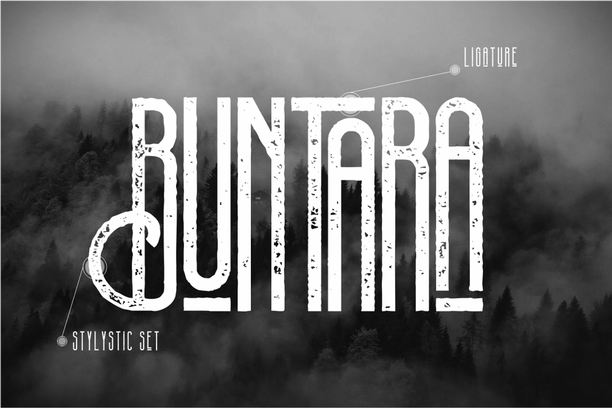 Buntara Typeface preview 5