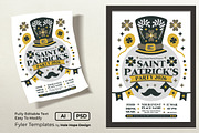 Folk Art Saint Patrick's Day Flyer, a Flyer Template by Hole Hope Design (Thumbnail 1 of 5)