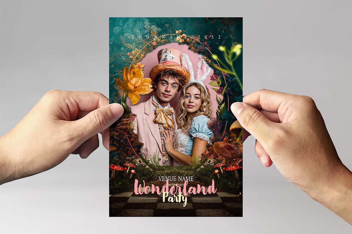 Wonderland Flyer Template, a Flyer Template by BrandPacks (Photo 2 of 3)