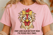 Funny Chicken Pecked You PNG, an Object Illustration by DreamCafeArt (Thumbnail 5 of 6)