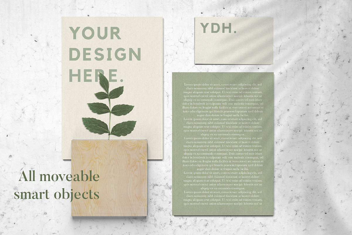 Natural Stationery & Branding Mockup, a Product Mockup by Tropical Type (Photo 5 of 5)