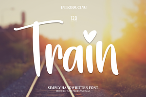 Train Script Font