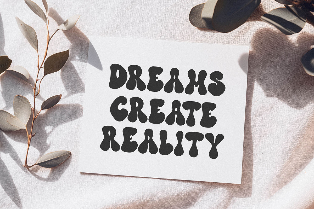 Caramel Cake Beautiful Groovy Font, a Script Font by BarcelonaShop (Photo 2 of 10)