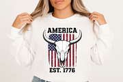 Vintage Patriotic 4th July PNG, an Illustration by Designking (Thumbnail 3 of 6)