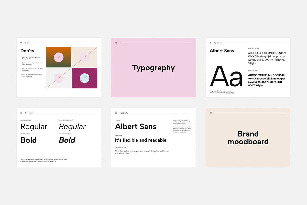 Postform — Brand Identity Guidelines, a Brochure Template by Middltone (Photo 5 of 6)
