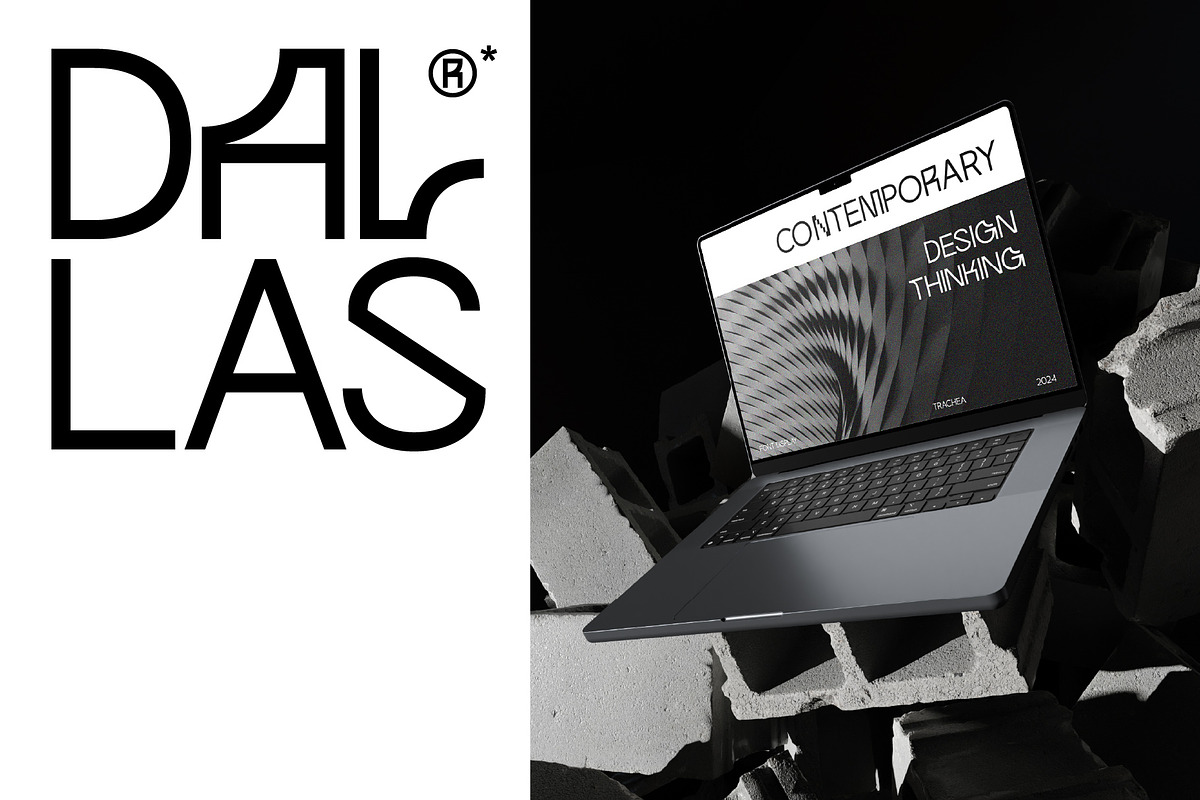 Trachea - Sans Serif Display Font, a Sans Serif Font by Brainwaves.Studio (Photo 6 of 9)