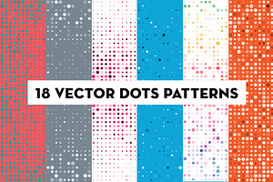 Vector Dots Pattern Backgrounds