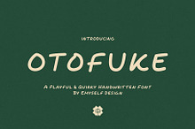 ED Otofuke - Playful & Quirky Font