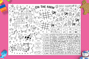 Farm Activity Play Mats, an Education Illustration by Gulnara Sabirova (Thumbnail 4 of 10)