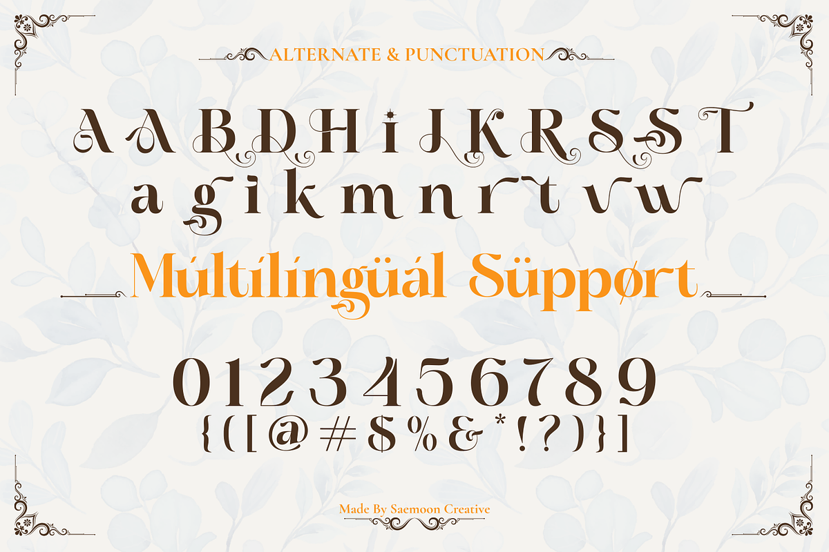Shalli, a Serif Font by saemoon creative (Photo 7 of 10)