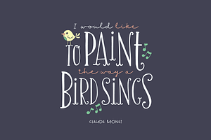 Chirp & Blossom Font