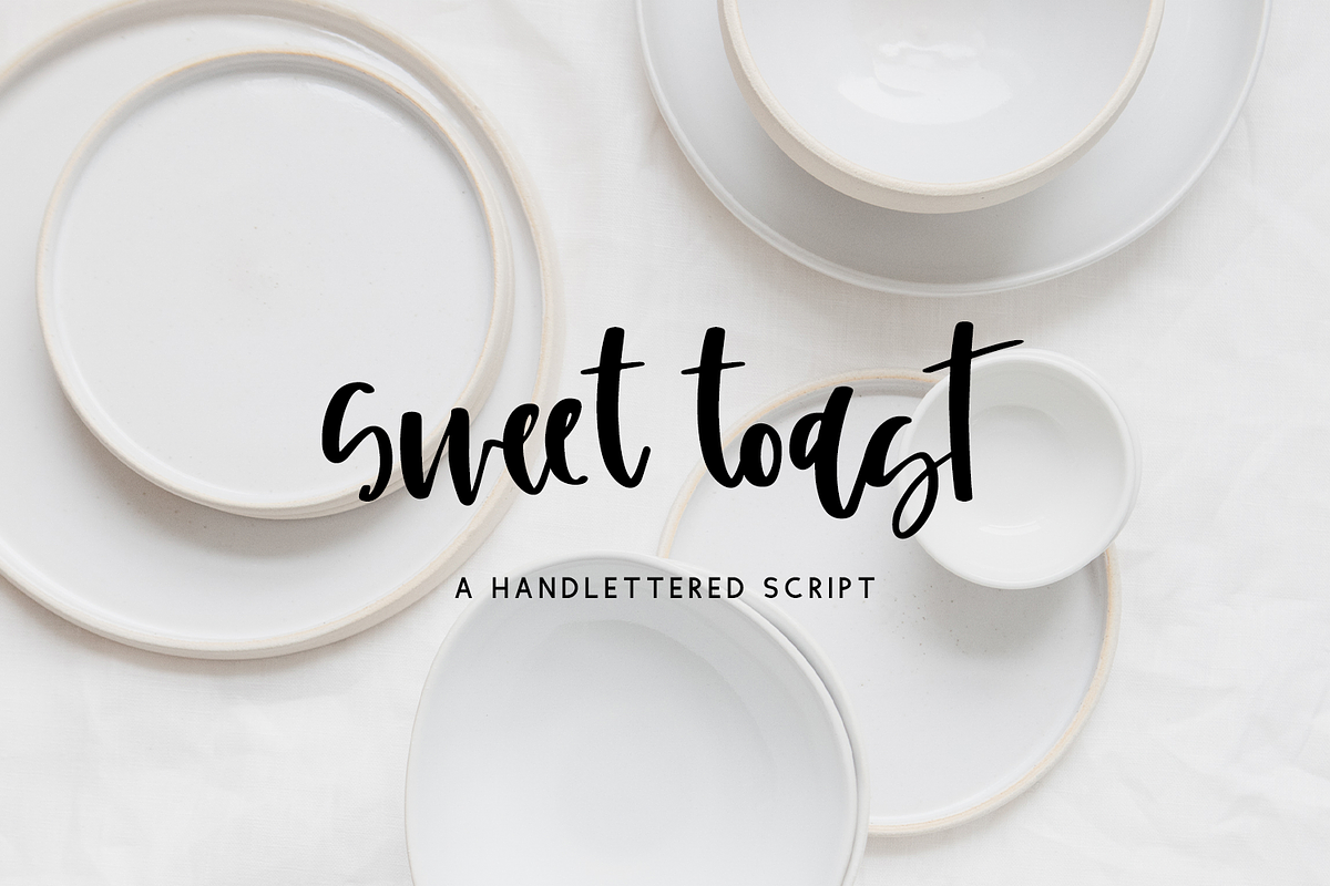 Sweet Toast, a Script Font by Beck McCormick (Photo 1 of 10)