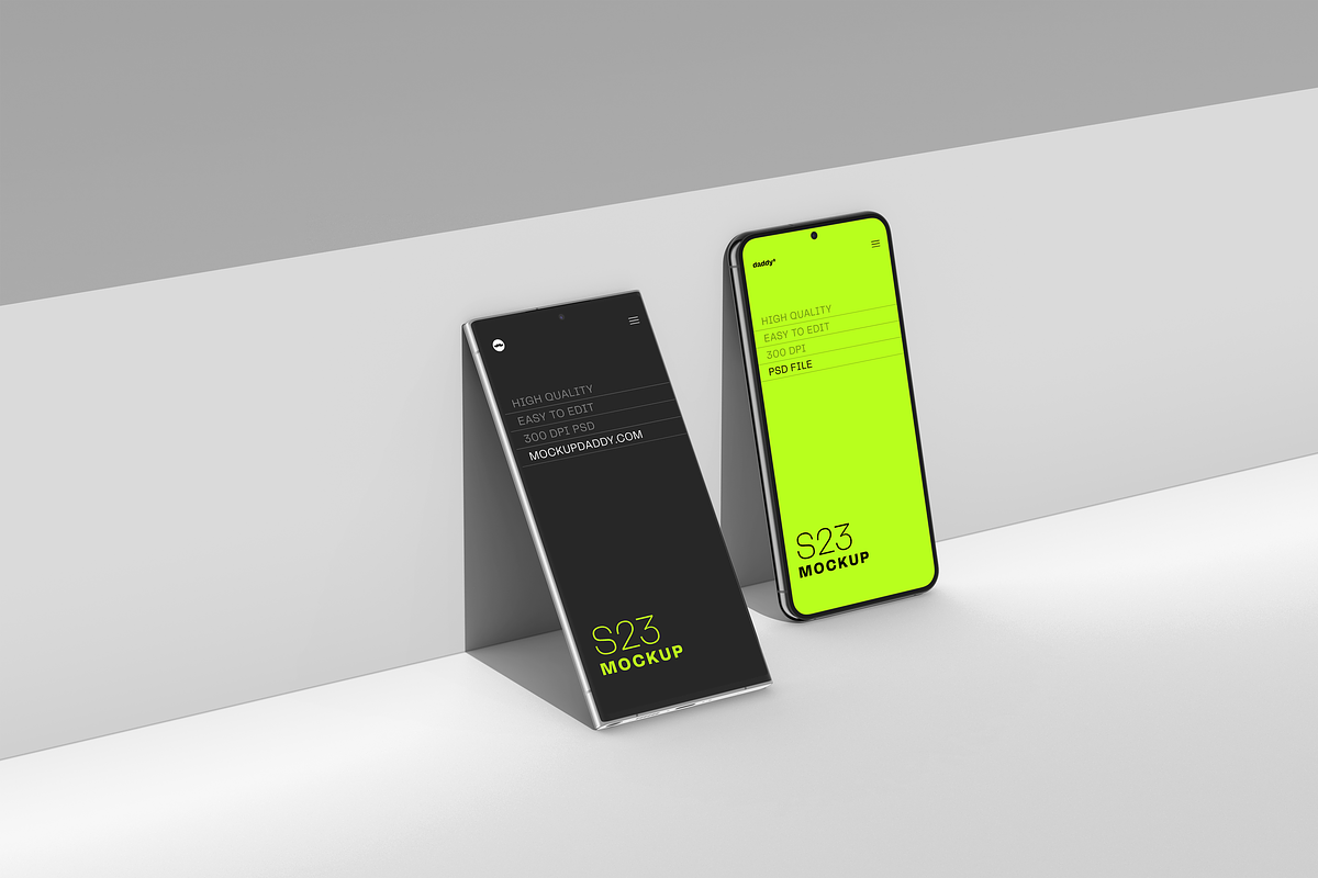 Samsung S23 Mockup, an Android Mockup by Mockupdaddy (Photo 21 of 21)