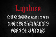 JavierSkull - Decorative Blackletter, a Blackletter Font by Dhabee (Thumbnail 3 of 15)