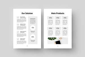 Pitch Deck MS Word & Indesign