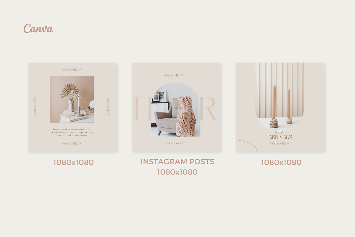 Beige Minimalist Canva Template, a Social Media Template by Moodwave Studio (Photo 5 of 10)
