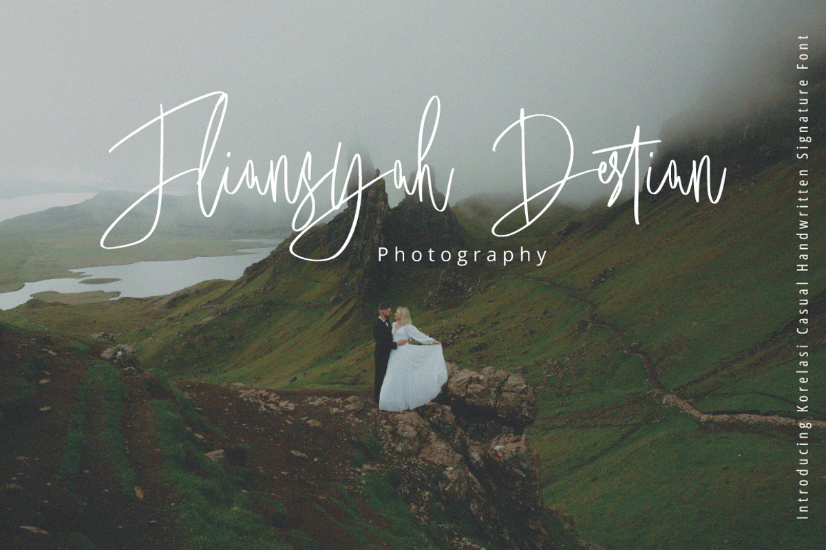 Korelasi - Casual Signature, a Handwritten Font by tebaltipislab (Photo 8 of 9)