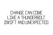 Thunderbolt - Minimalist Display Fon, a Sans Serif Font by Pian45 Studio (Thumbnail 3 of 6)