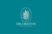 Palm Leaf Logo Decoration Minimalist, a Branding & Logo Template by Signatoro (Thumbnail 2 of 3)