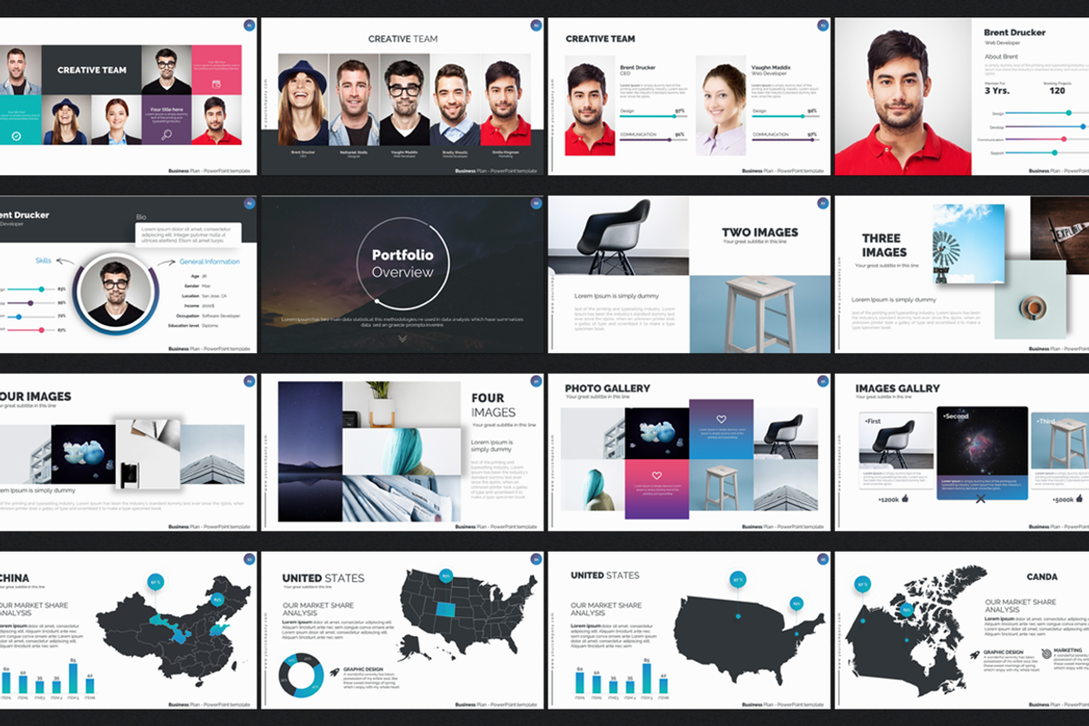 Business Plan - PowerPoint Template, a Presentation Template by Premast (Photo 9 of 10)