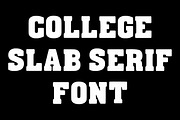 VARSITY SCHOOL VINTAGE FONT, a Slab Serif Font by Fourteen Letter (Thumbnail 8 of 10)