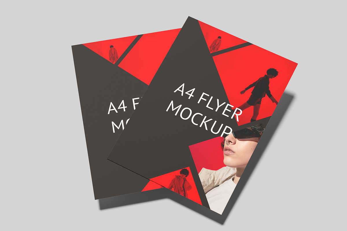 A4 Flyer Mockup, an Advertising Mockup by safrizalstudio (Photo 9 of 13)
