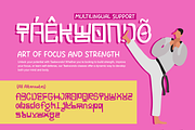 Gangmo - Korean Pop Display, a Sans Serif Font by Pandeka Studio (Thumbnail 7 of 9)