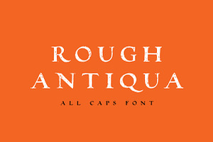 Distressed Serif Rough Antiqua