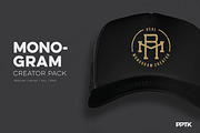 Monogram Creator Pack, a Branding & Logo Template by PrePress Toolkit (Thumbnail 1 of 5)