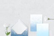 Blue ombre watercolor, a Texture Graphic by GraphicRain (Thumbnail 7 of 7)